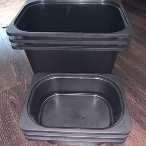 trofast black bins
